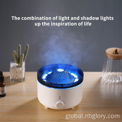 PP aroma  diffuser Volcano Aromatherapy Humidifier Flame Smart diffuser Factory